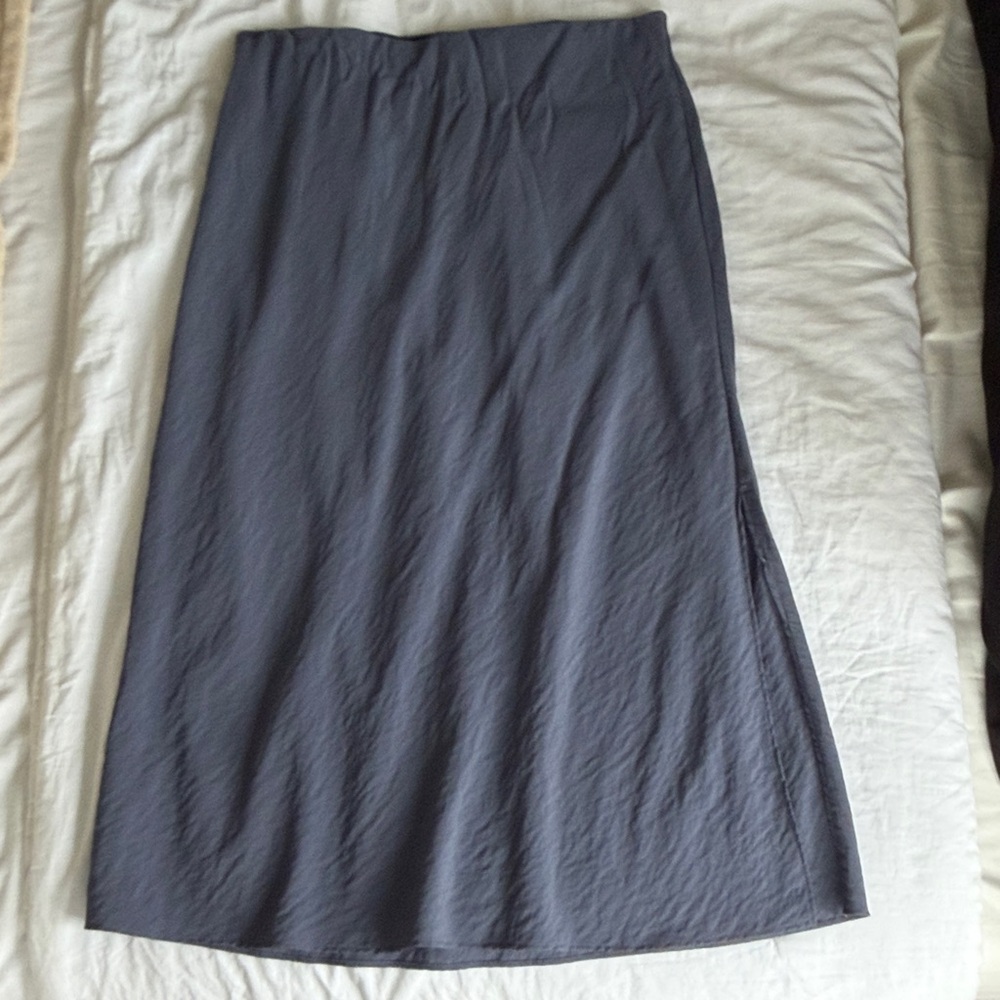 Madewell Blue Midi Skirt